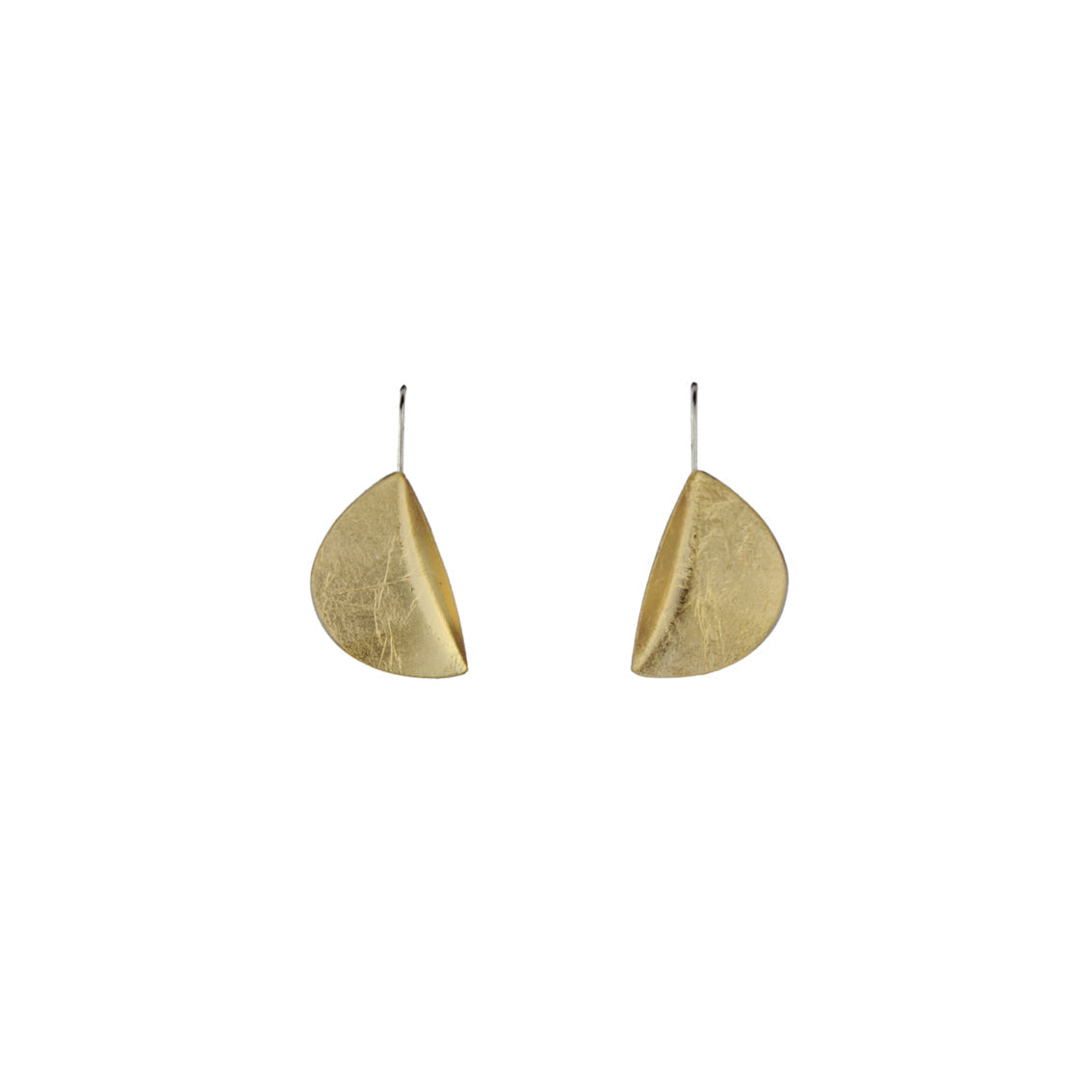 VIRGULE DANGLE HALF MOON SHAPE EARRINGS - F101