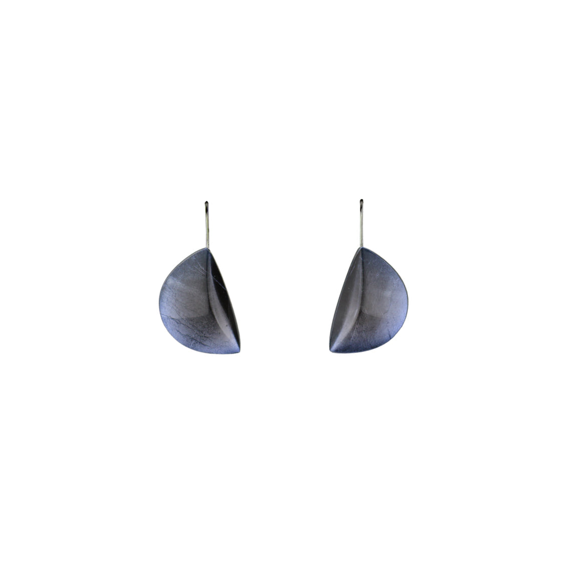 VIRGULE DANGLE HALF MOON SHAPE EARRINGS - F101