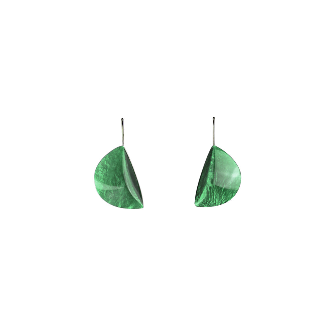VIRGULE DANGLE HALF MOON SHAPE EARRINGS - F101