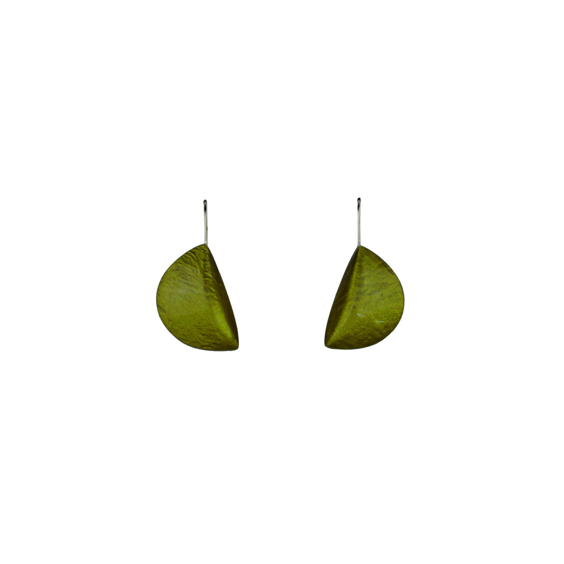 VIRGULE DANGLE HALF MOON SHAPE EARRINGS - F101