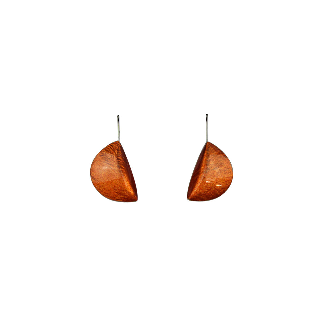 VIRGULE DANGLE HALF MOON SHAPE EARRINGS - F101