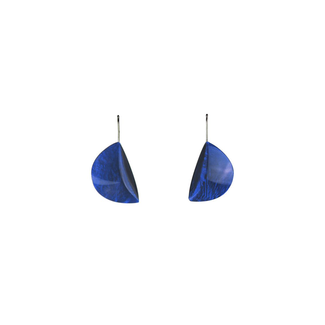 VIRGULE DANGLE HALF MOON SHAPE EARRINGS - F101