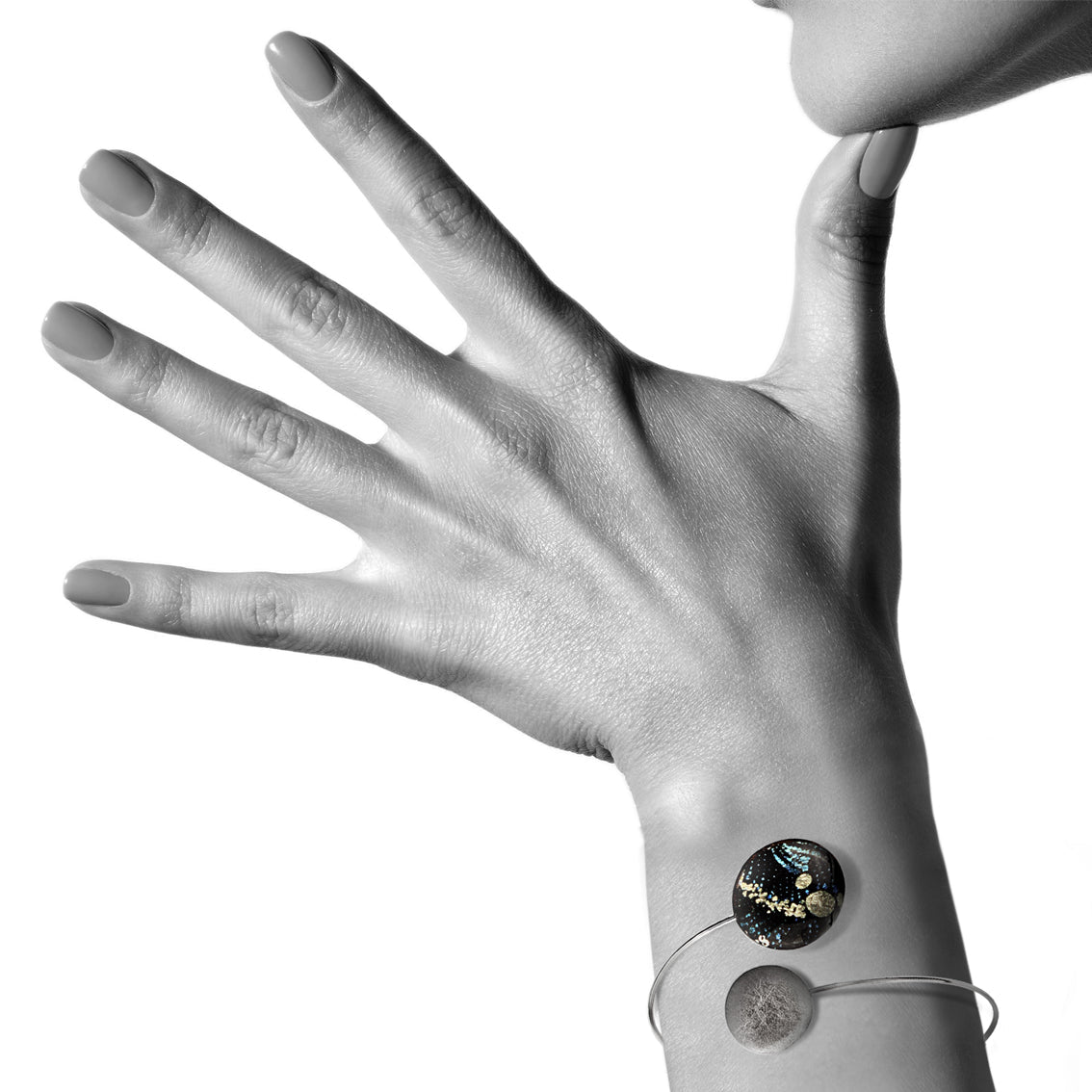 WENDY BLACK ADJUSTABLE BRACELET - SD140