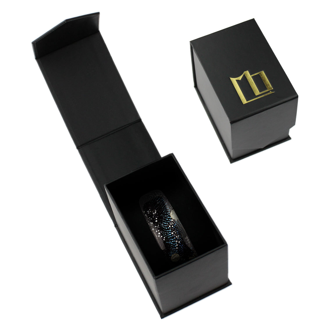 WENDY BLACK ADJUSTABLE NARROW BRACELET - SD142