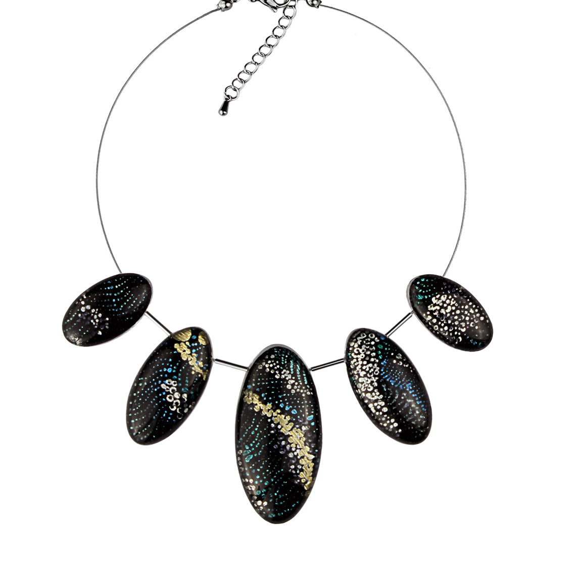 WENDY BLACK ADJUSTABLE NECKLACE - SD138