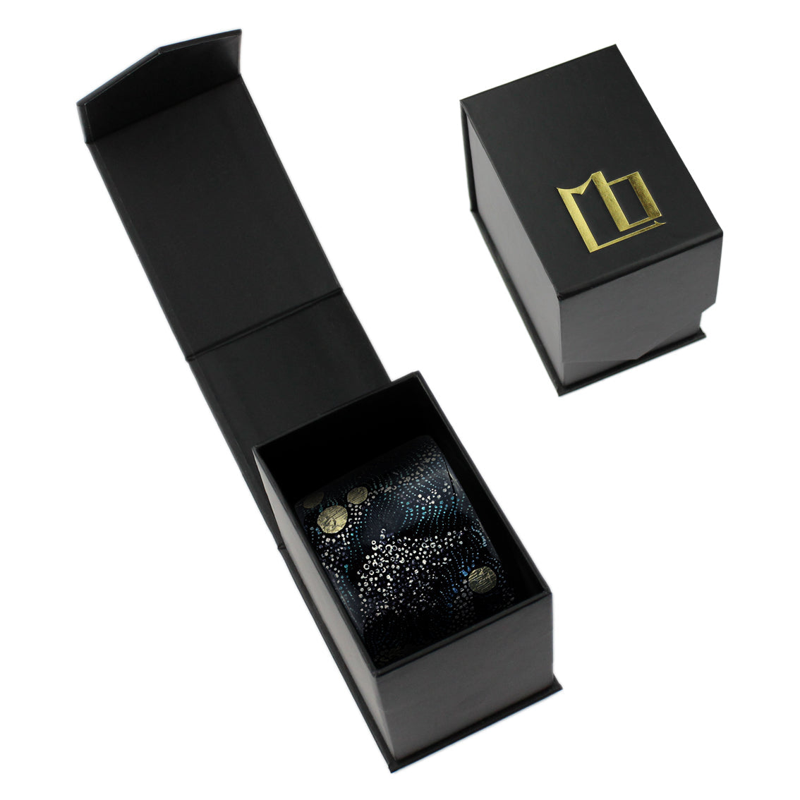 WENDY BLACK ADJUSTABLE STATEMENT BRACELET - SD144