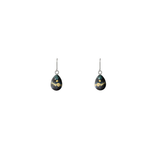 DANDLE XS DROP WENDY BLACK EARRINGS - SD393 - in Circle Box