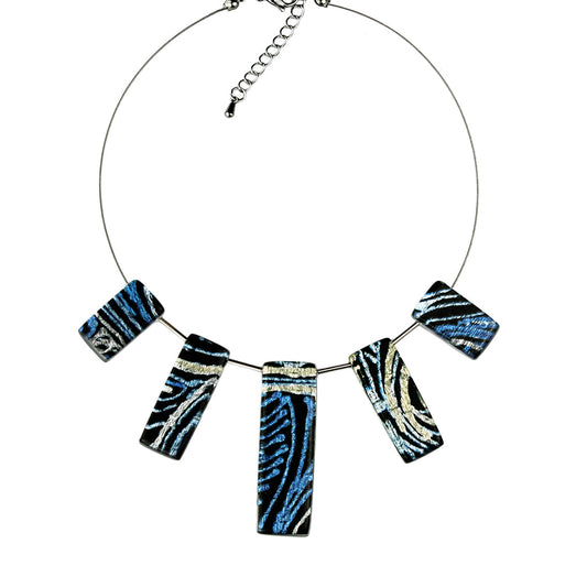 WENDY BLUE ADJUSTABLE NECKLACE - SD116