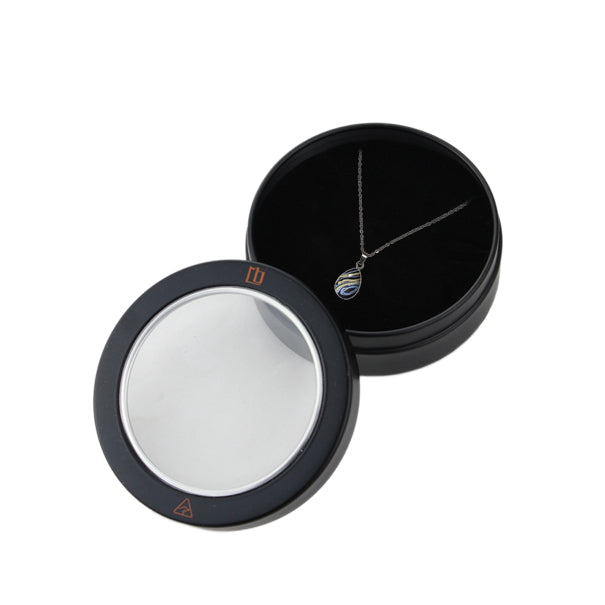 WENDY BLUE XS DROP PENDANT ON A CHAIN NECKLACE - SD423 - in Circle Box