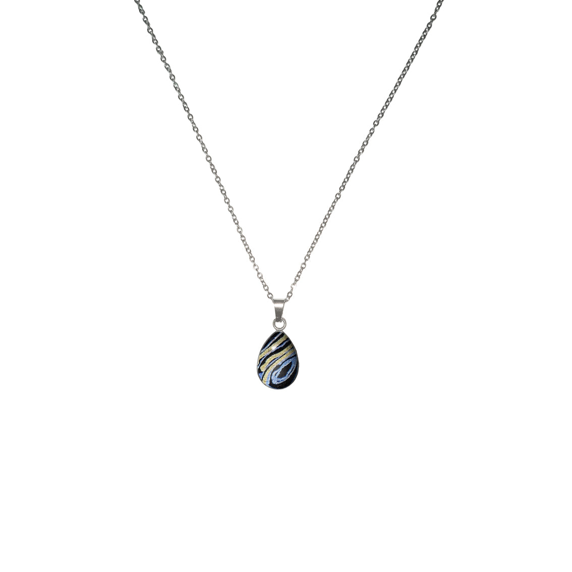 WENDY BLUE XS DROP PENDANT ON A CHAIN NECKLACE - SD423 - in Circle Box