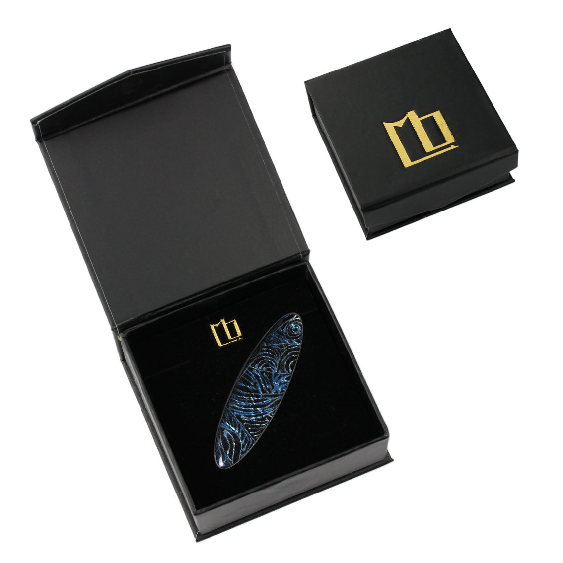 WENDY BLUE STATEMENT BROOCH  - SD124