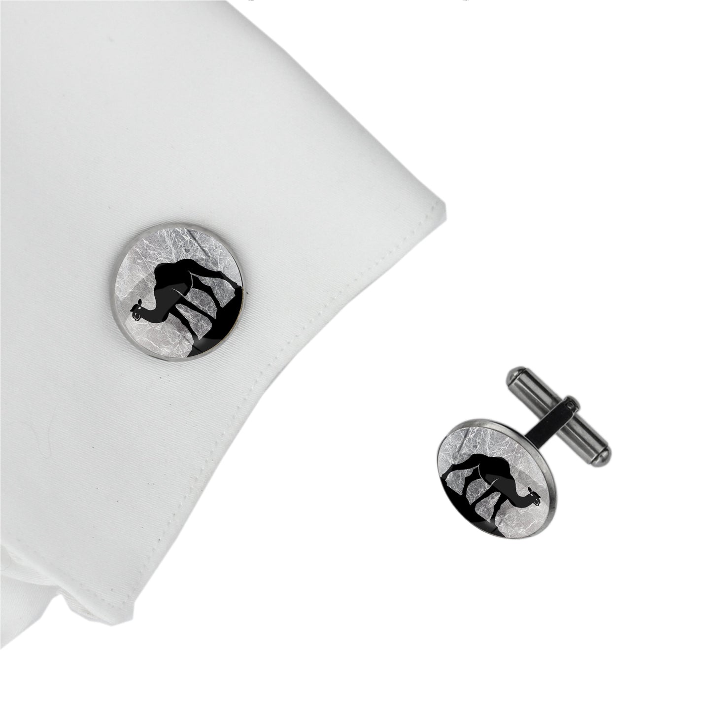 CAMEL CIRCLE ELEGANT CUFFLINKS - MFY403