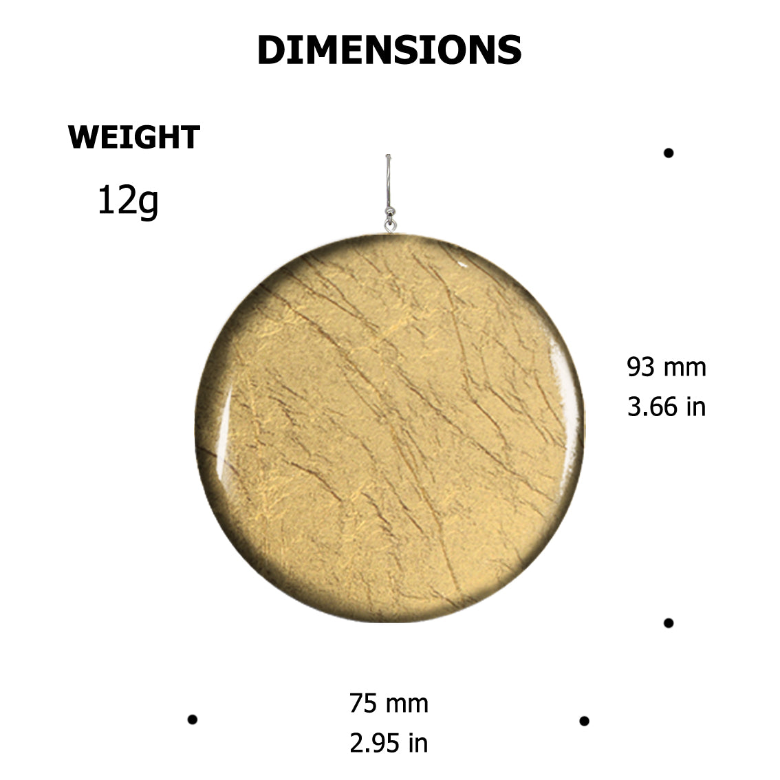 MONDRIAN DISC X LARGE STATEMENT EARRINGS - ST035